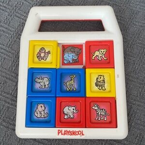 Vintage 1990 Playskool Animal Puzzle Toy